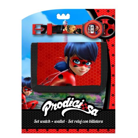 Miraculous Ladybug Wristwatch & Wallet Set £8.99